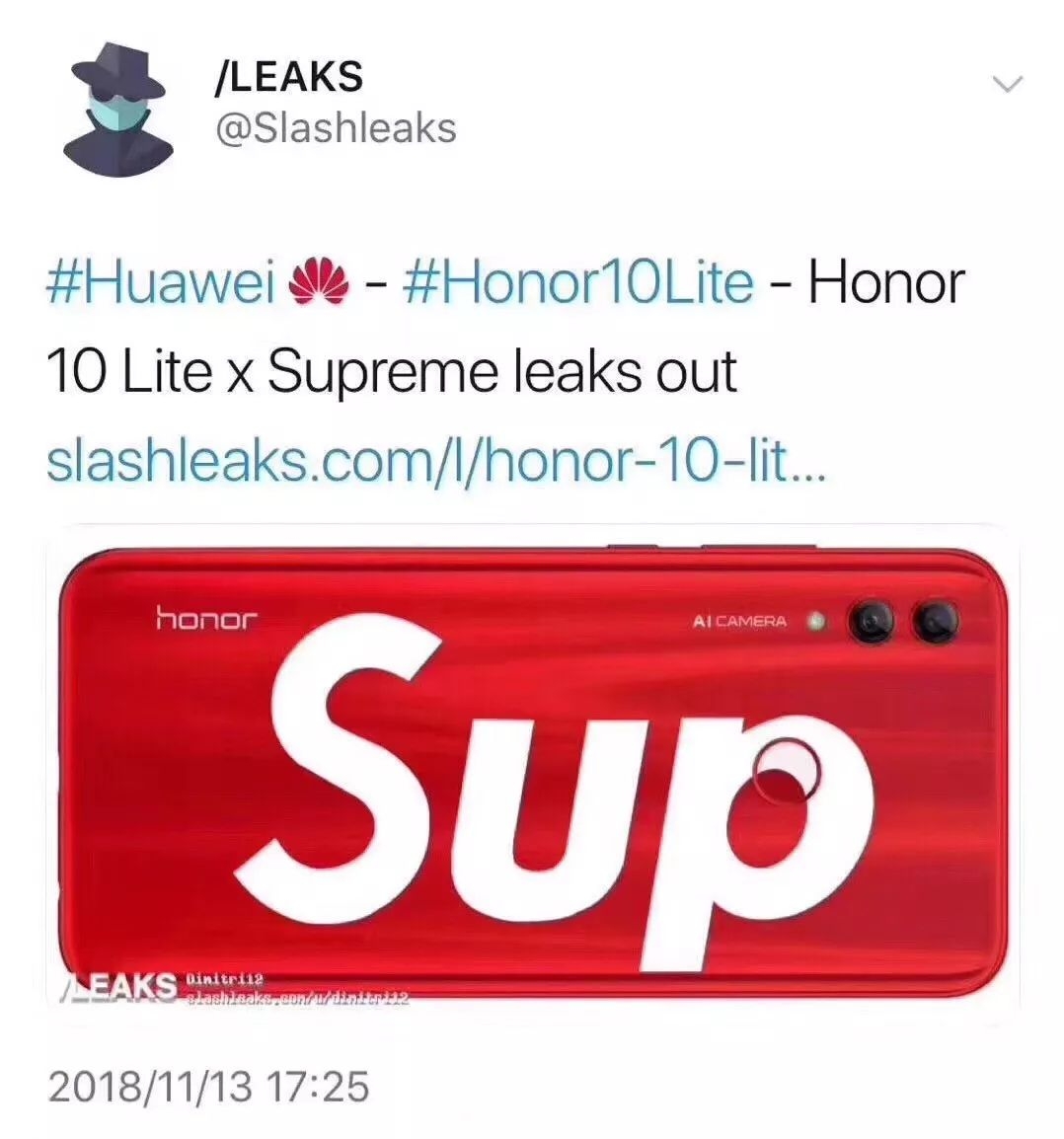 华为联名supreme手机,华为和supreme