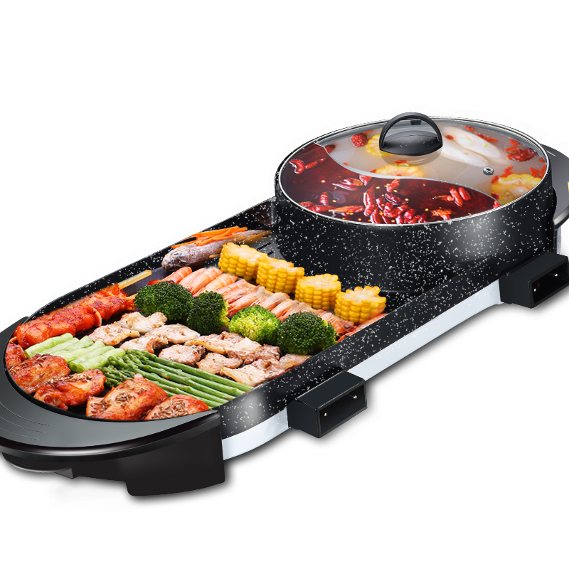 涮烤一体锅一锅搞定快来看看吧,多功能涮烤一体锅菜谱日常菜