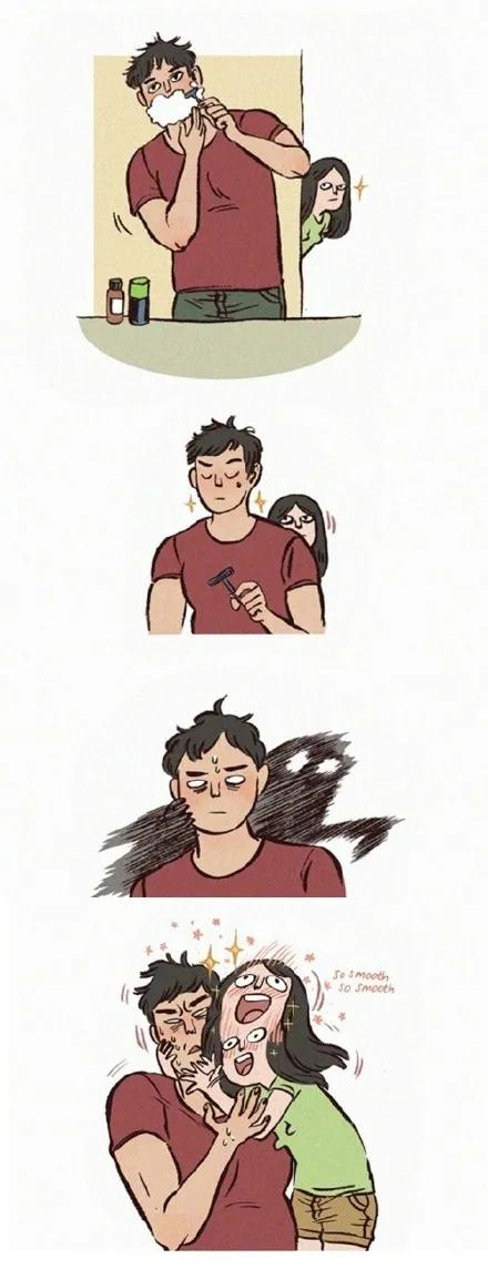 158cm插画师与199cm男友的日常，网友：边笑哭边吃狗粮