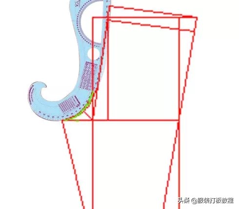 服装打版的曲线云尺怎么用,服装曲线尺的用法视频