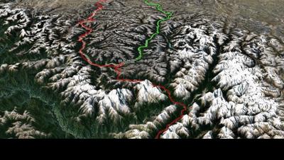 318国道最险的道路,318国道最危险路线实拍