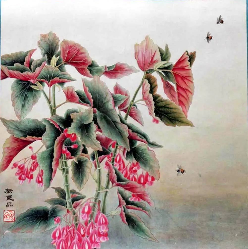现代工笔重彩人物画,当代工笔重彩人物画