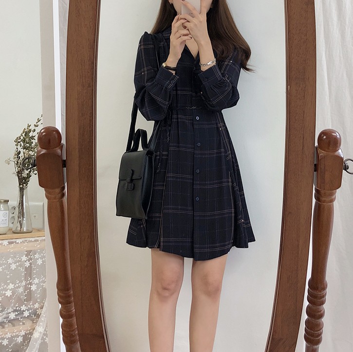 小众气质衬衫连衣裙,高级百搭衬衫连衣裙