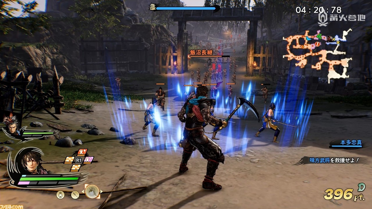 《战国无双5》Fami通评测：与杂兵和武将战斗时的差别更明显