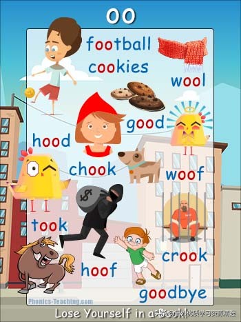 自然拼读oo的练习,自然拼读人教4年级