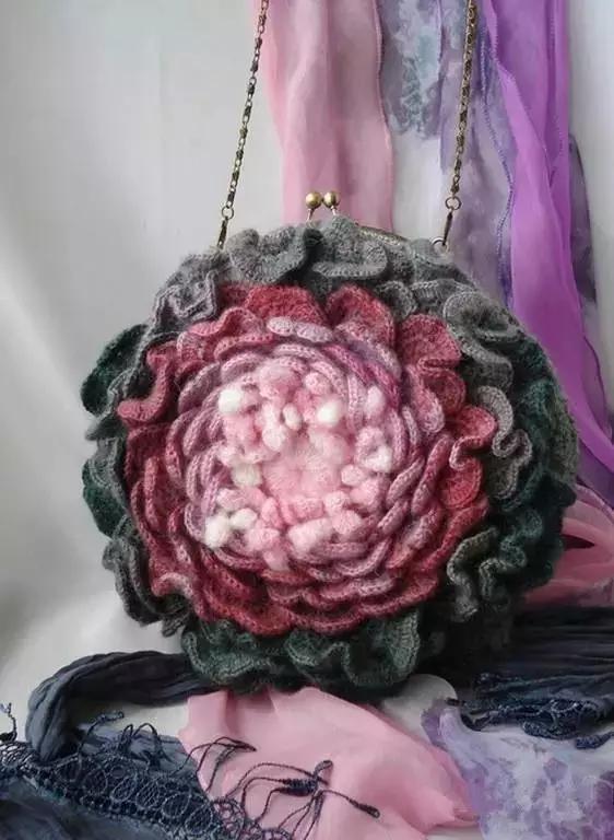 31款超美的爱尔兰钩花包，绝对让你爱不释手，独特的美！附教程