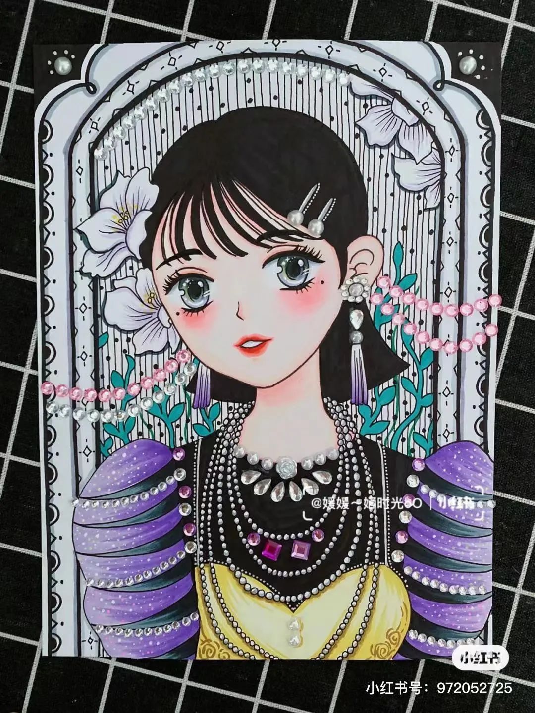 色彩缤纷的马克笔装饰画,60色的马克笔画简单的动漫画