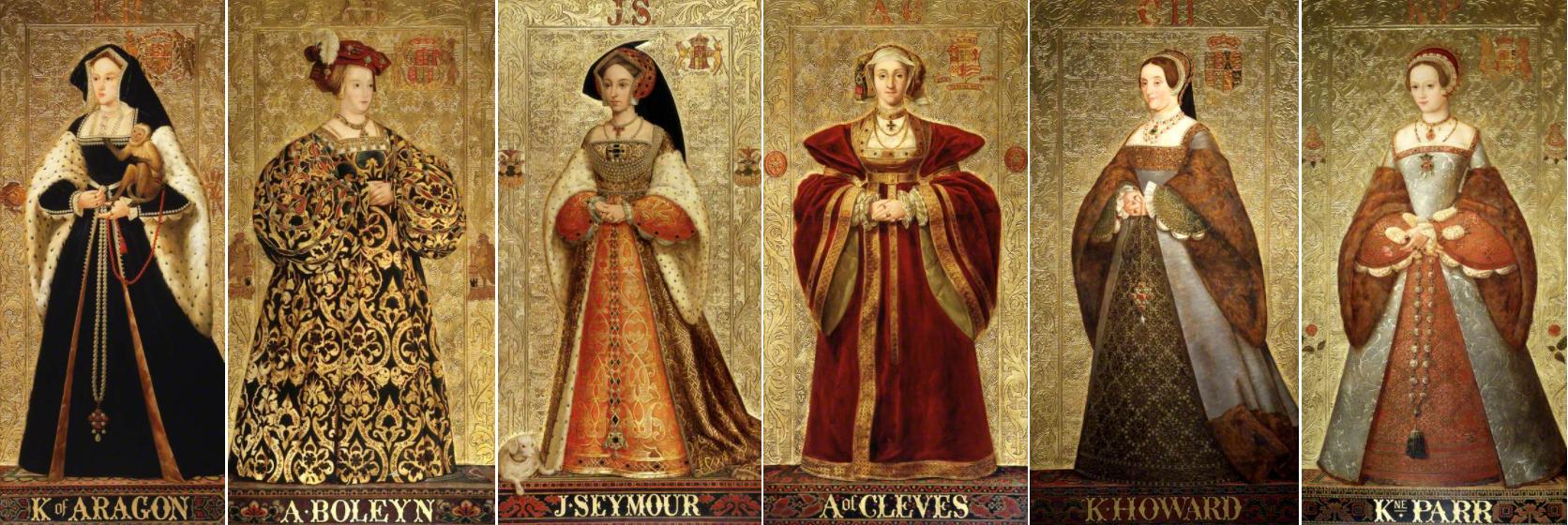 惨死的五位英国王后：画笔下的亨利八世与六位妻子