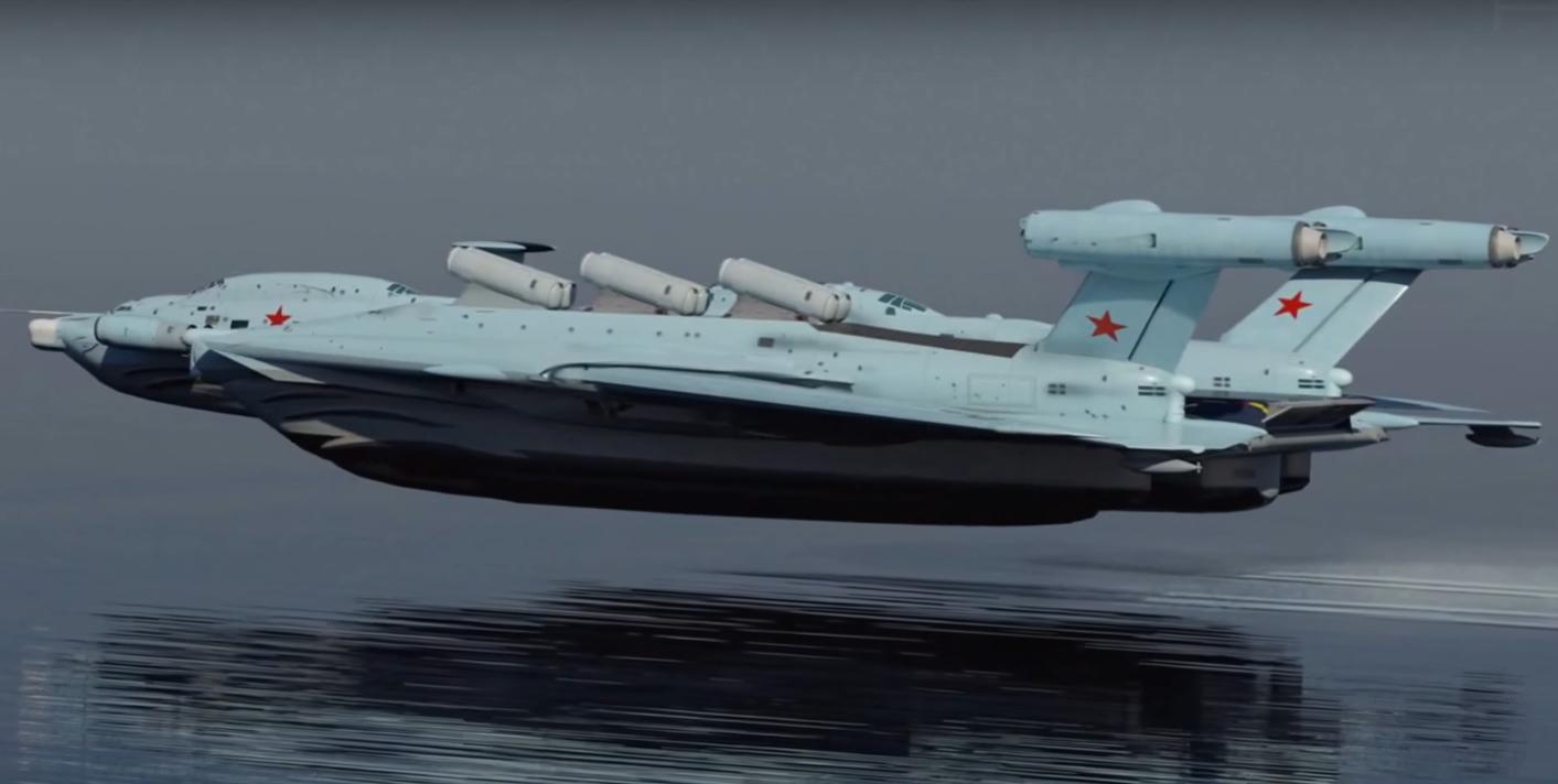 两栖舰起降无人机,地效飞行器能在水下航行吗