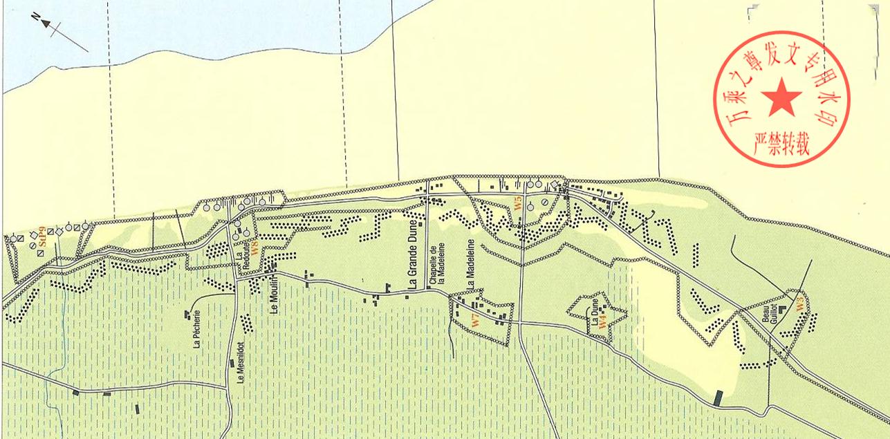 德军登陆诺曼底海滩,诺曼底海滩防御