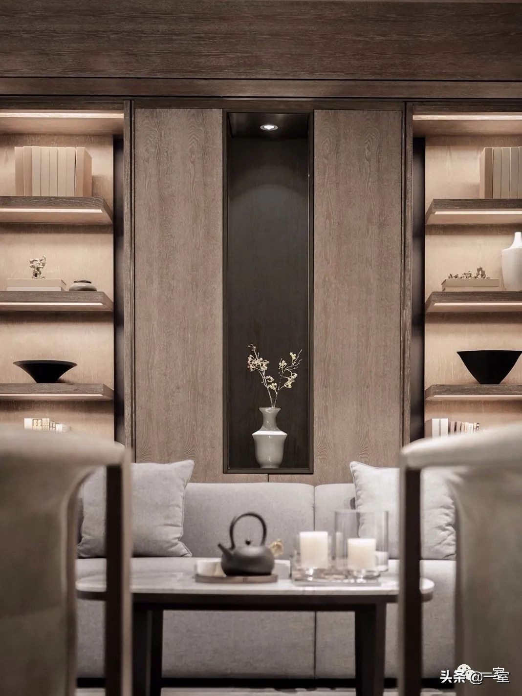 梁志天唐忠汉排名,现代风背景墙作品