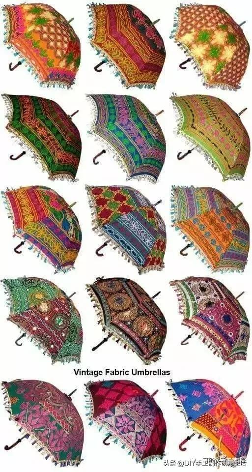 雨伞编织图解教程,旧雨伞千万别扔