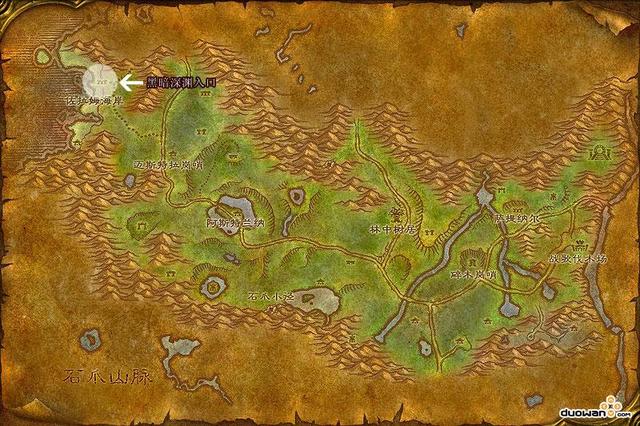 魔兽世界暗夜要塞副本入口在哪,魔兽世界奥达曼副本入口在哪