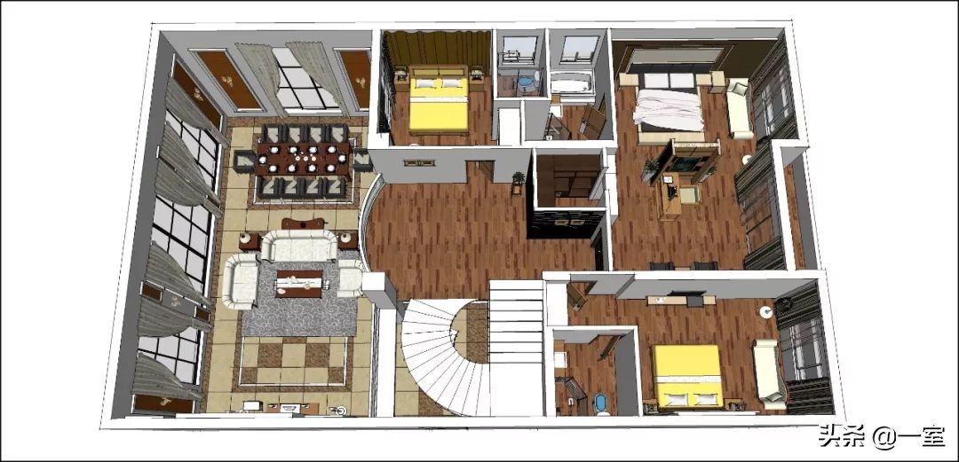 su别墅模型库合集,大师su模型