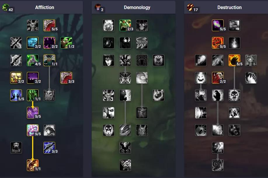 痛苦术士pve输出手法,怀旧服70级痛苦术士pve输出手法