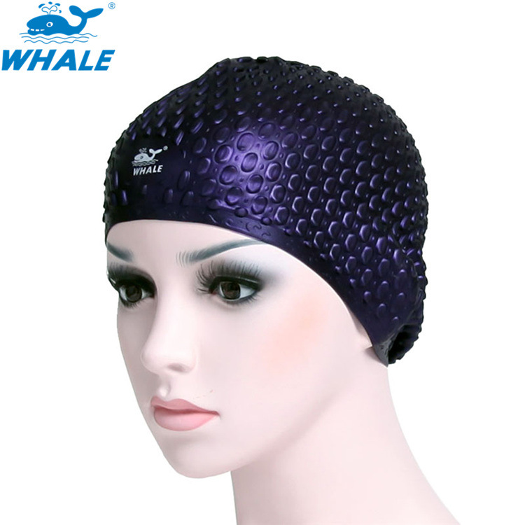 防水鲸鱼泳帽,硅胶泳帽加大男女通用