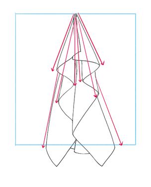 如何画衣服的褶皱感线条,如何画衣服褶皱颜色