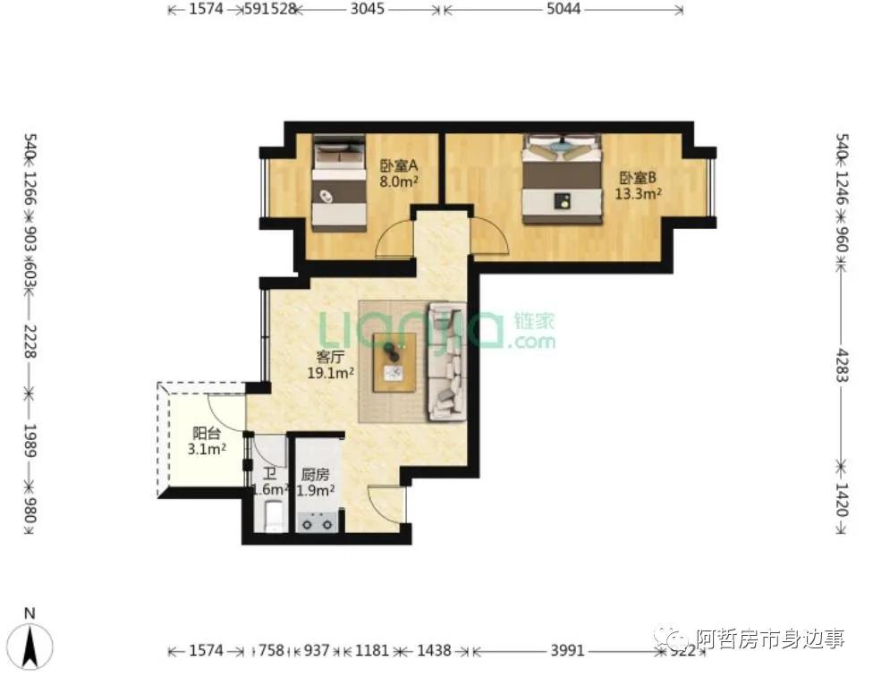 新旧交织的城市界面,富基广场