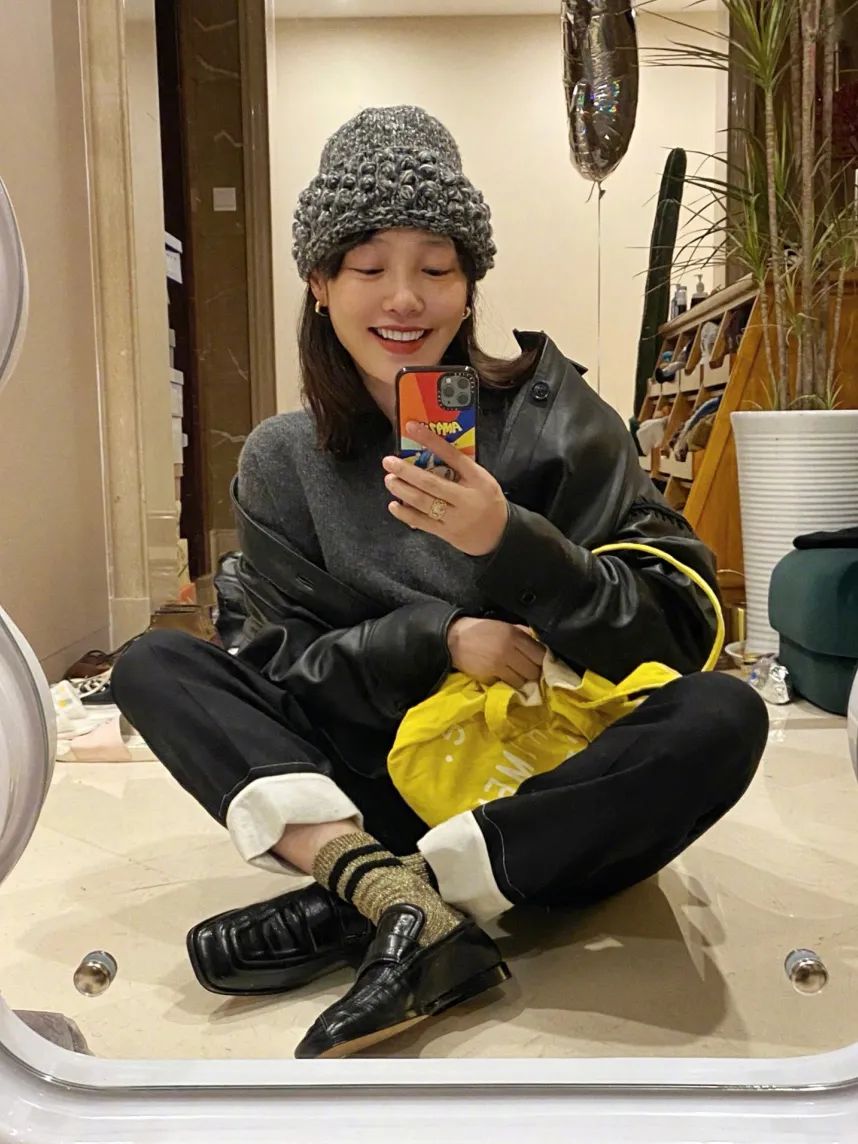 休闲潮流小白鞋皮鞋搭配,秋季牛皮小白鞋舒服百搭又洋气