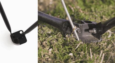 方便携带折叠烧烤炉架,可折叠烧烤架80cm