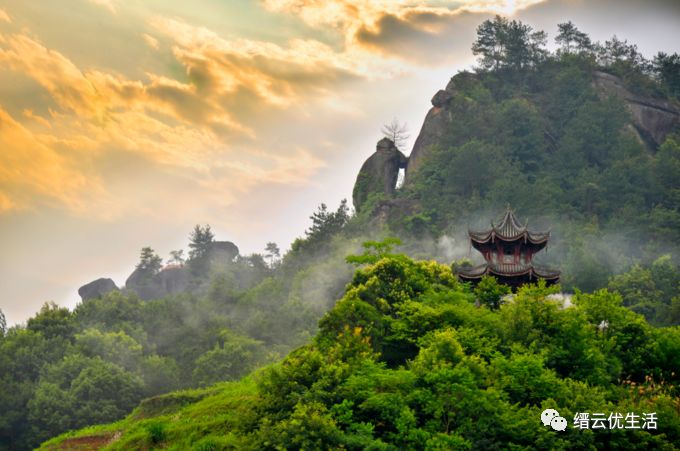 美哭了宛若人间仙境,缙云人间仙境