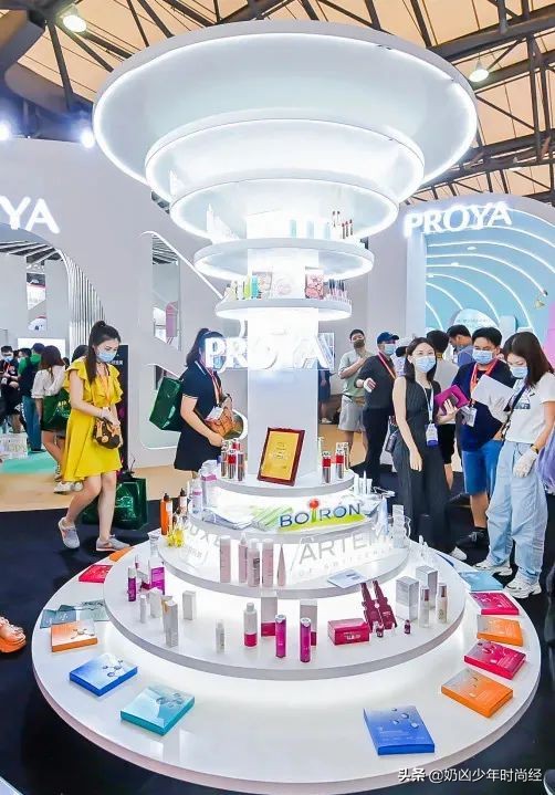 珀莱雅美博会,珀莱雅美博会展位