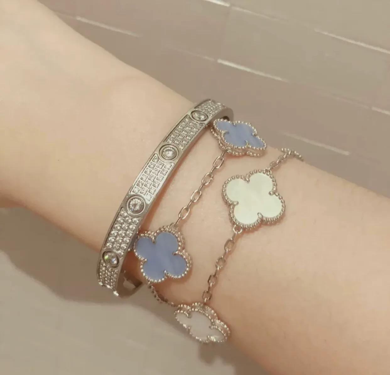 一条梵克雅宝的四叶草项链报价,白贝母项链梵克雅宝价格表