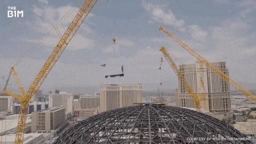 拉斯维加斯巨型球沉浸式体验,地标建筑拉斯维加斯