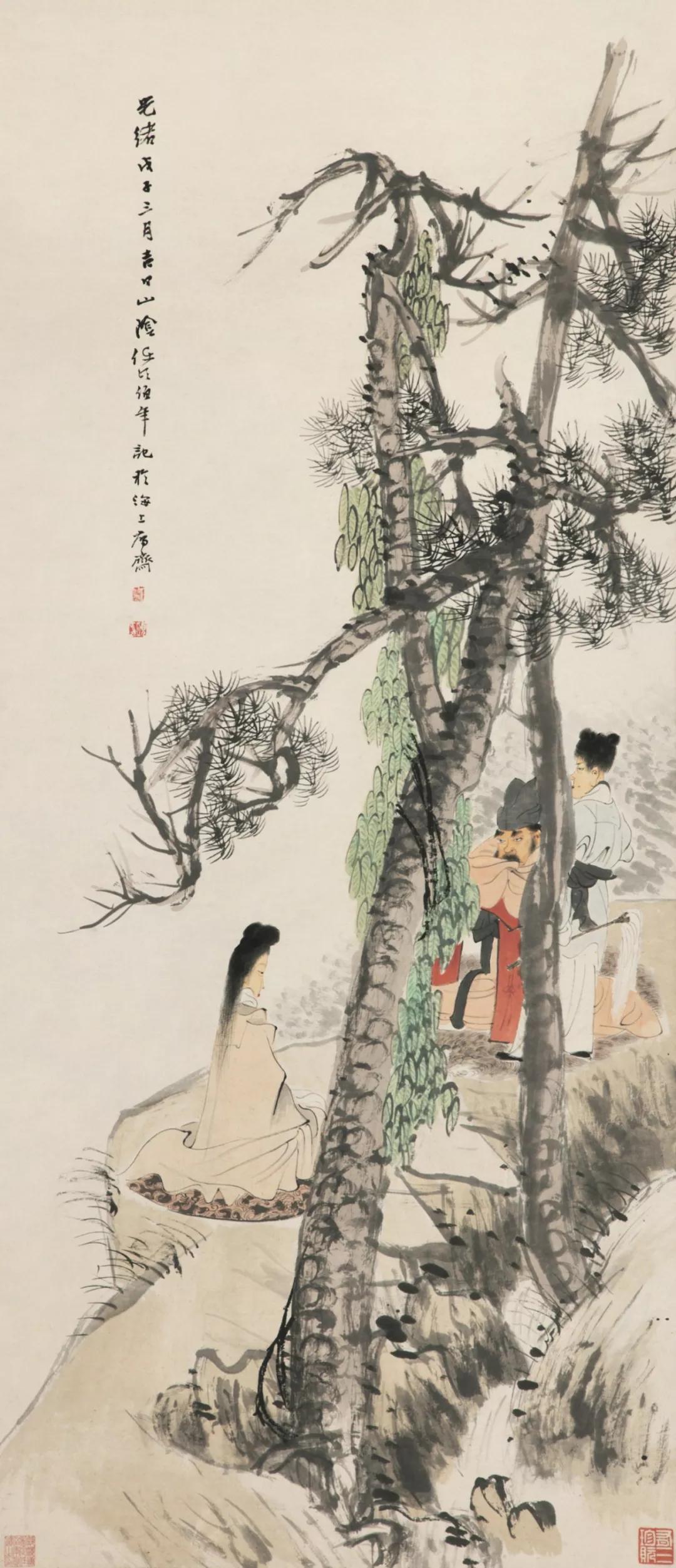 任伯年人物写意画 (任伯年写意人物作品鉴赏)