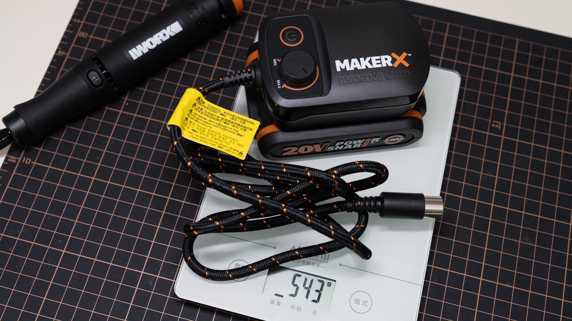 威克士makerx角磨机,选对工具事半功倍