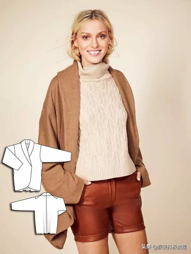 时装设计图手绘教程,服装制版图案大全