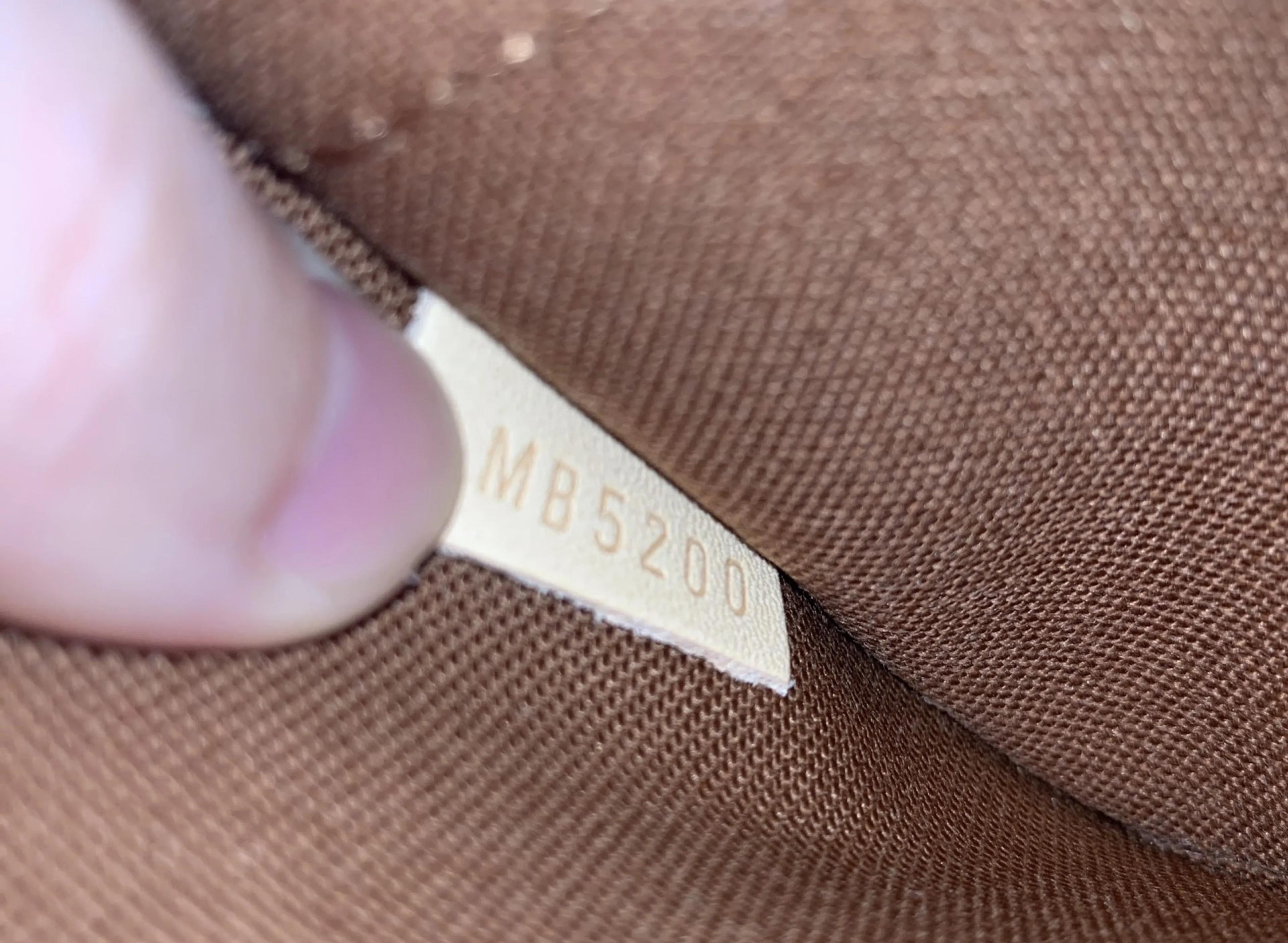 lv中古包能看出来吗,lv牛仔中古包编码fl1016