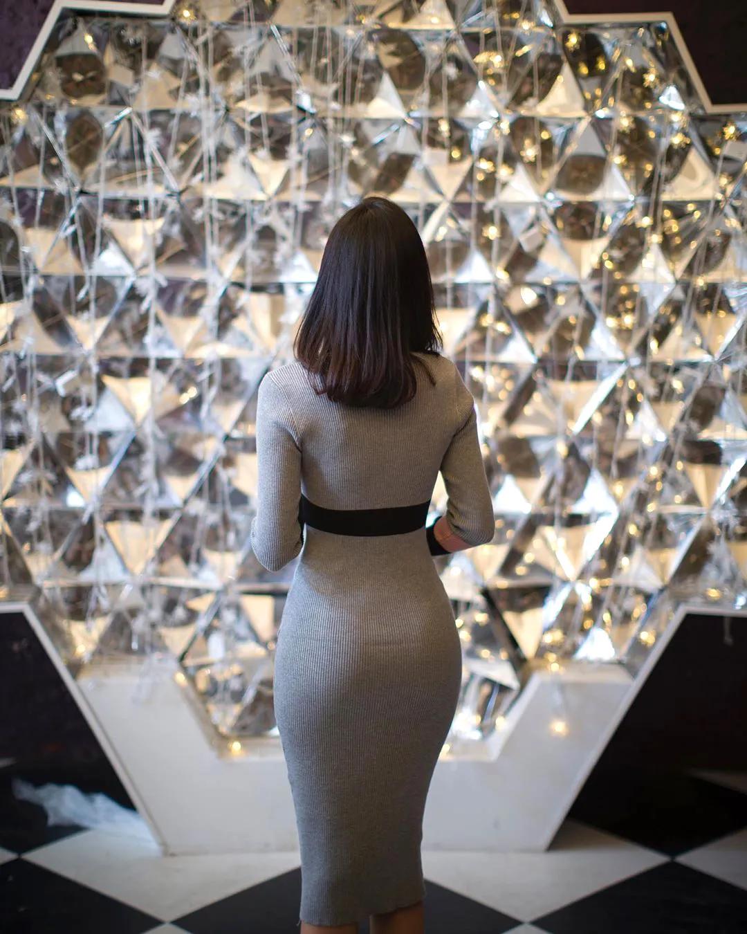 韩国网红模特李熙恩,ins:__leeheeeun__，梦寐以求的纤腰大长腿