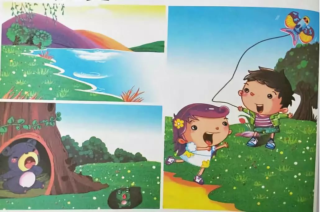 一年级打电话看图写话例文,看图写话小蜜蜂采花蜜例文