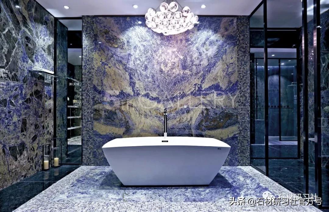 石材蓝色经典,经典蓝石材