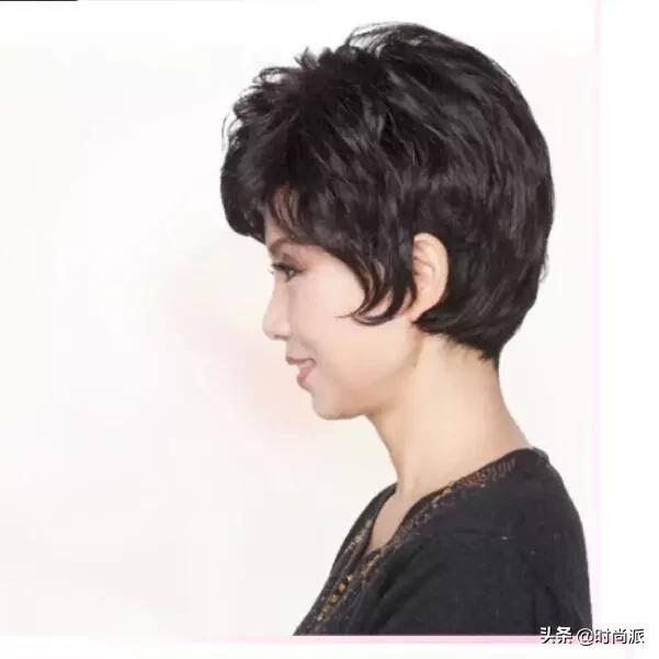 女士假发离子烫,轻薄透气假发发型