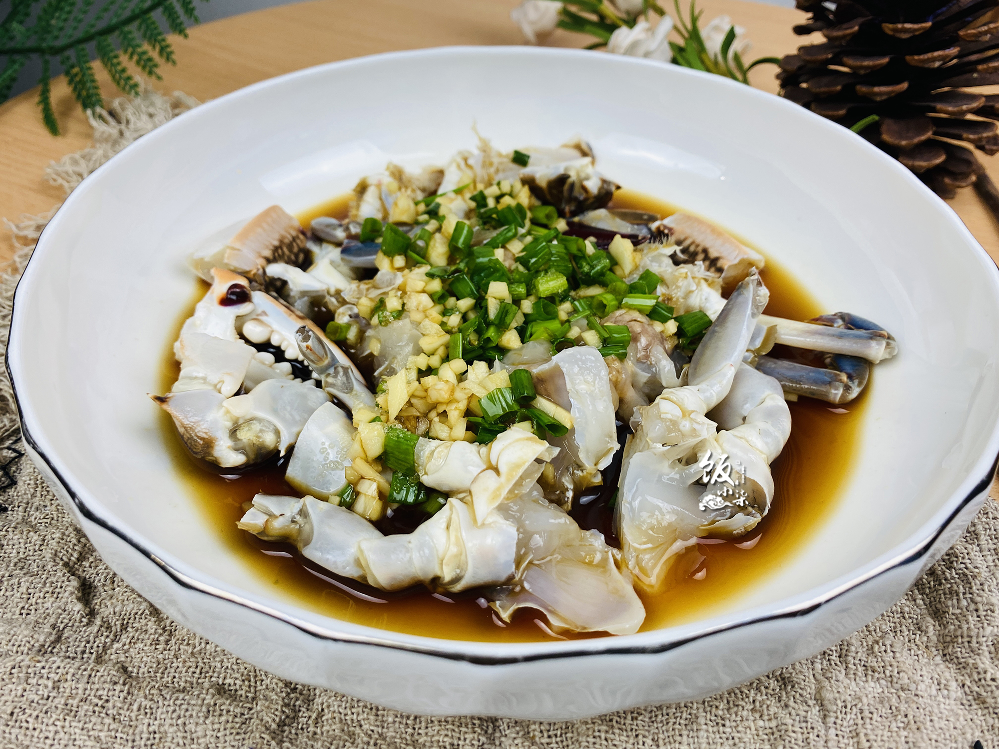 黄酒腌蟹正宗做法,生腌膏蟹的白酒加黄酒