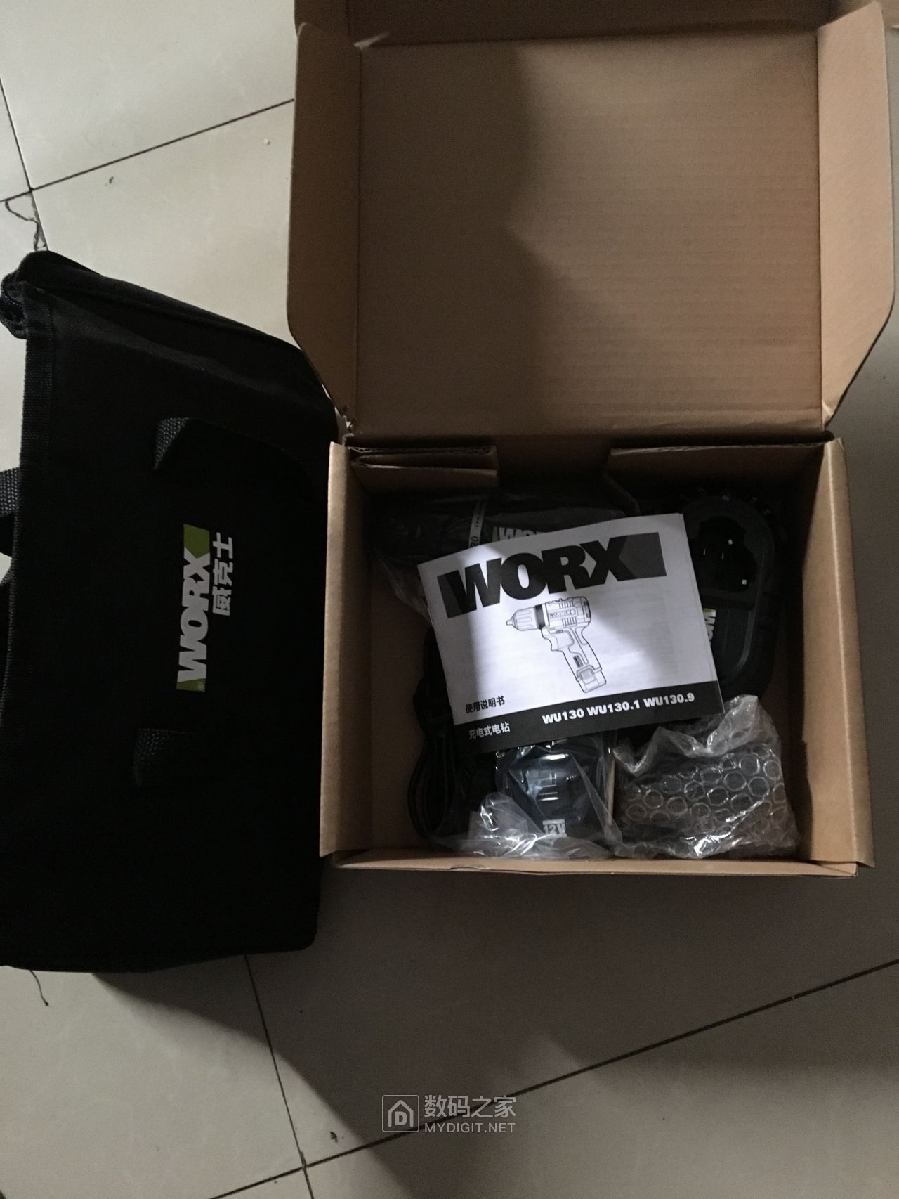 到手即拆！威克士WU130小电钻，非常适合业余玩家使用的电动工具