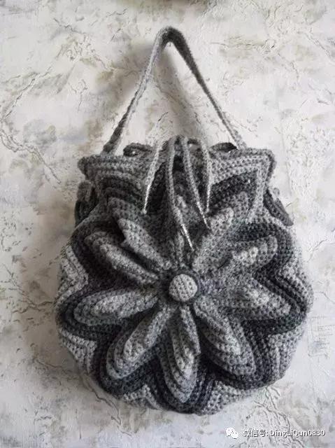 塑料袋编拖鞋,毛线编织浴花袋
