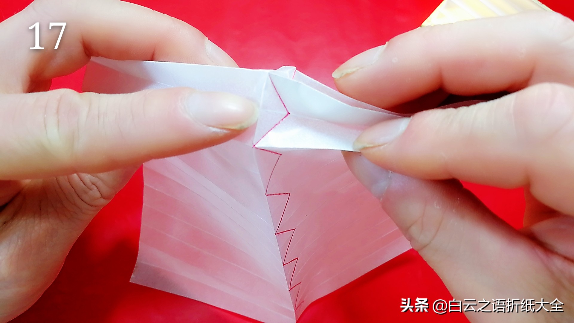 折纸灯罩制作方法,台灯灯罩折纸教程