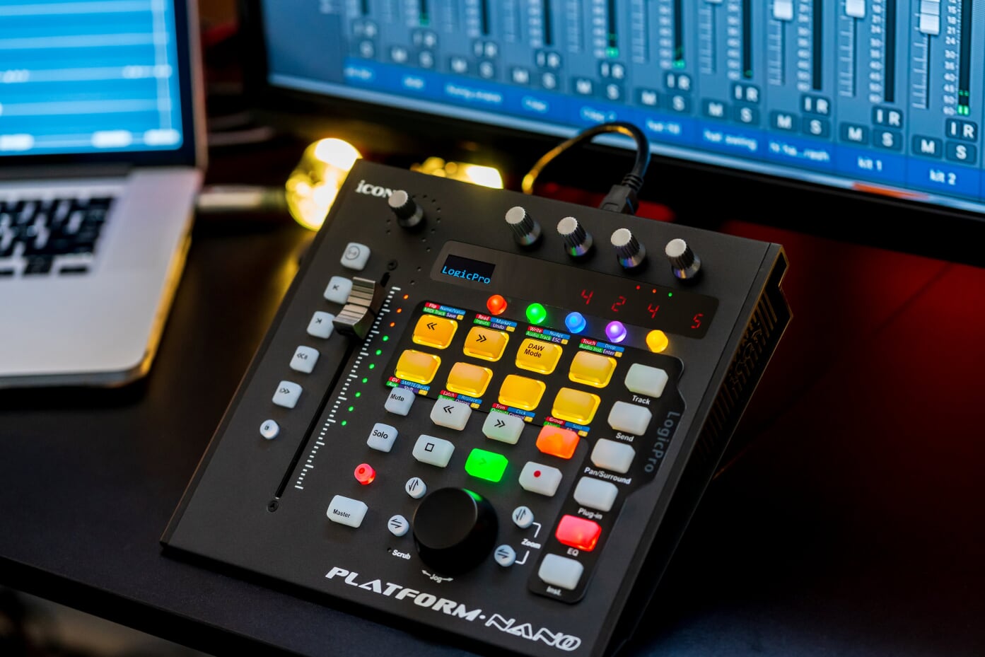 icon控制器新款,可拼接的midi控制器