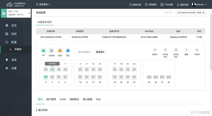 云管交换机和网管交换机,云管理h3c交换机