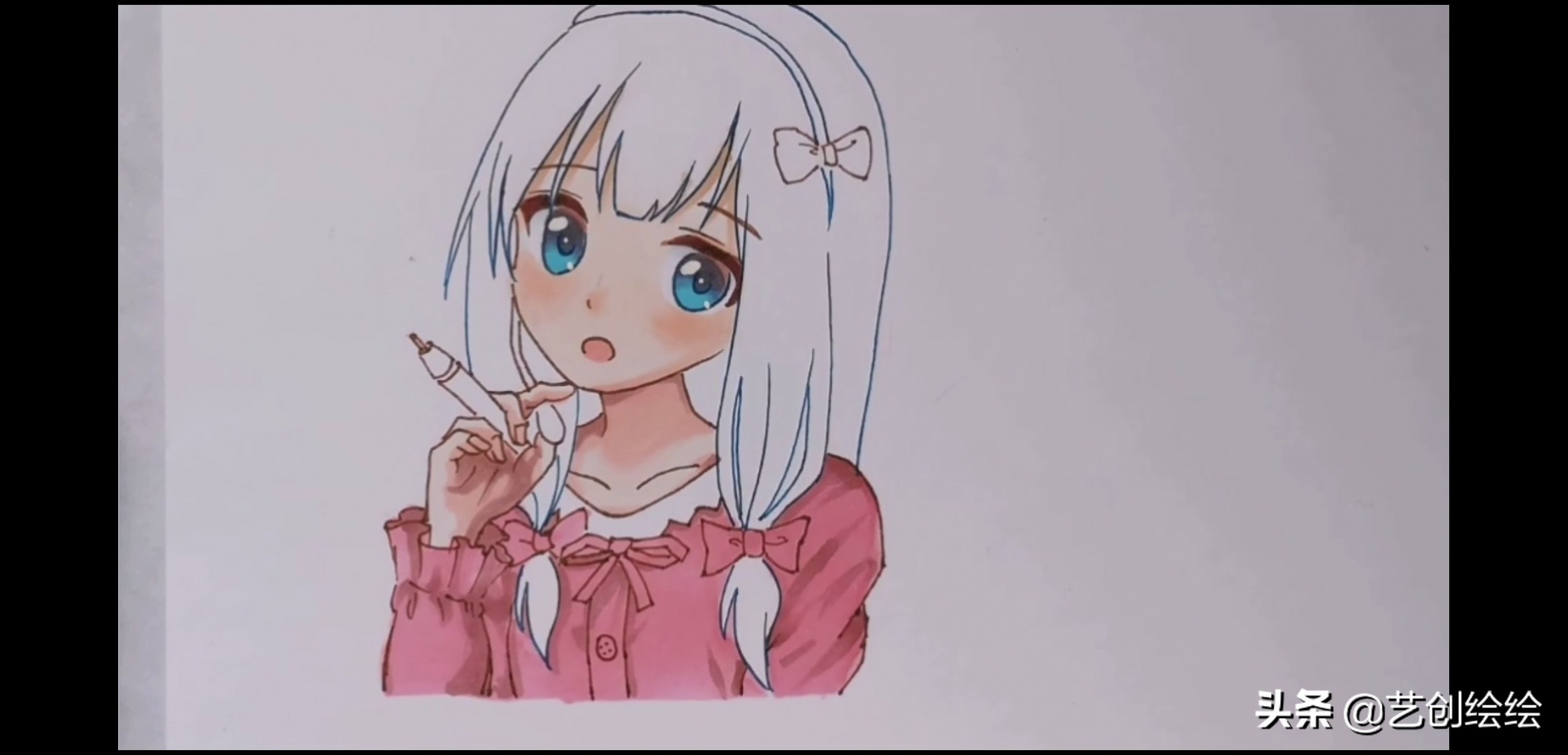 马克笔怎么画纱质的衣服,和泉纱雾马克笔配色