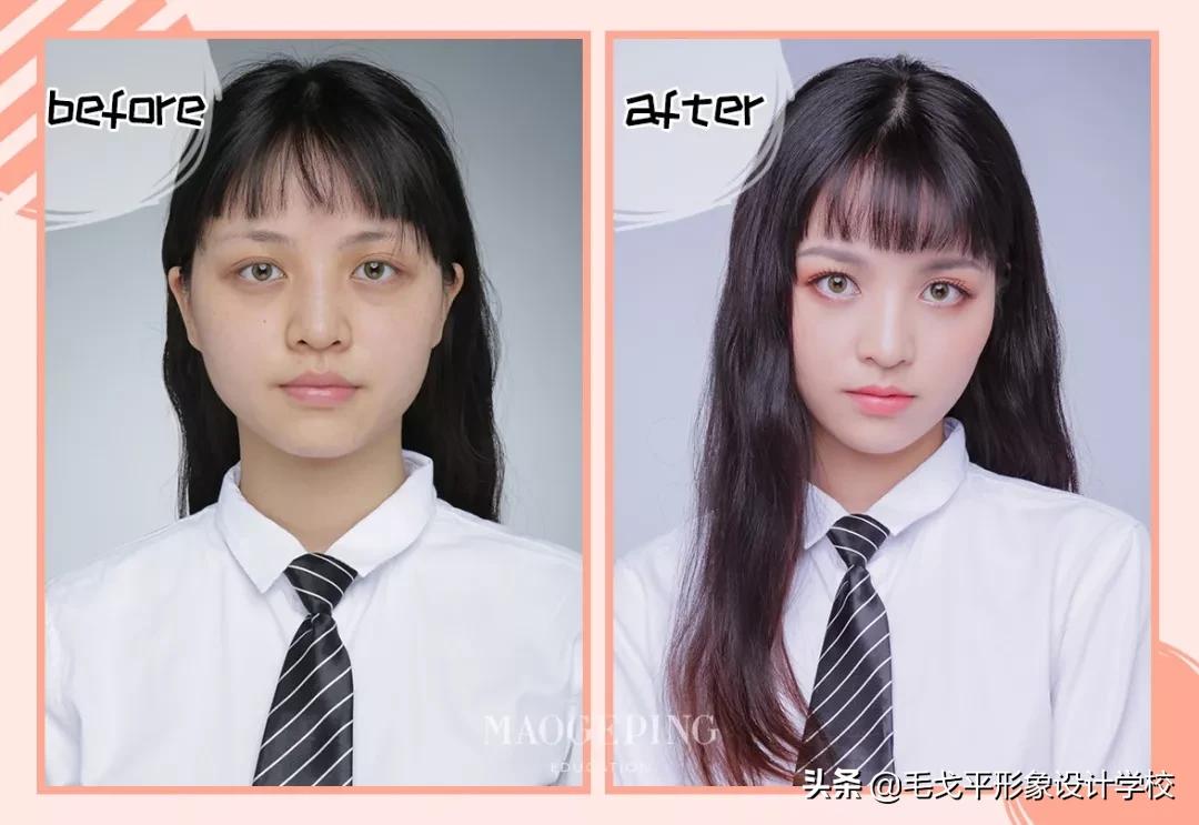 盘点女生化妆前后对比,为什么女生化妆和素颜差别那么大