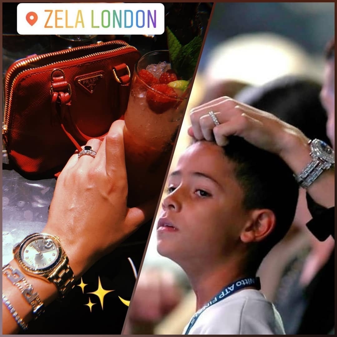 撒花c罗成功,c罗被拍到与女友乔治娜共赴教堂