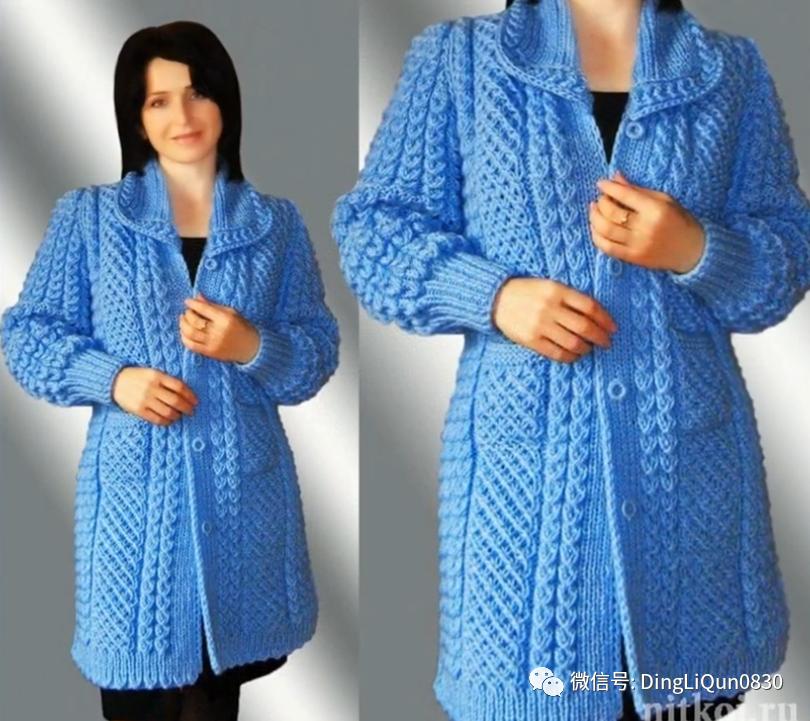 春秋针织女装长款开衫外套,加肥加大针织开衫外套长款