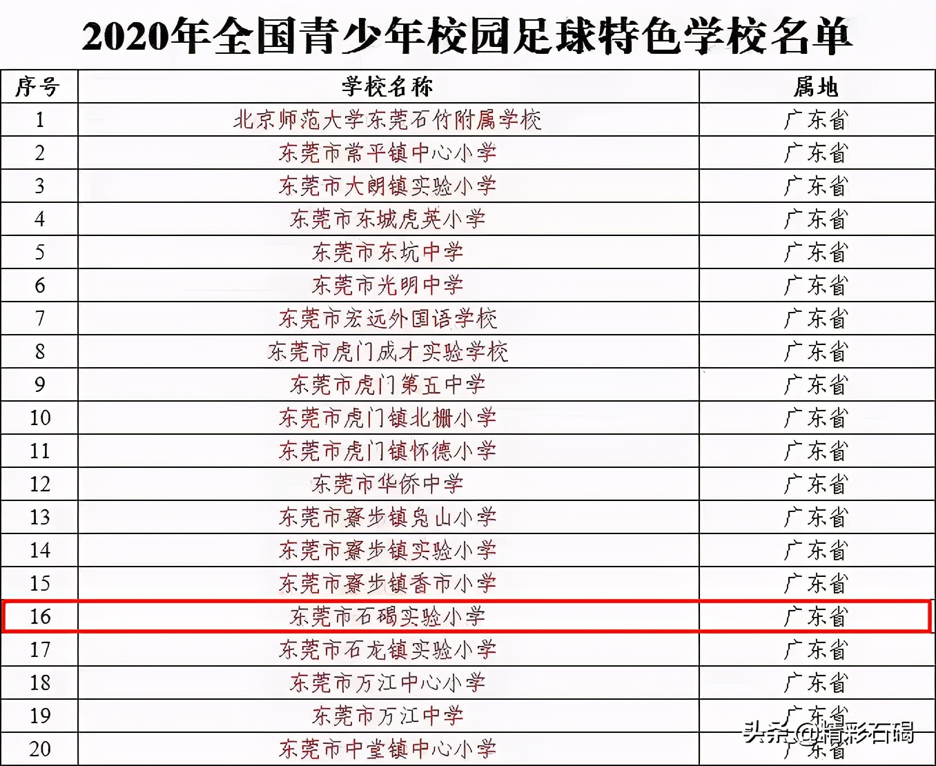 喜讯我校入足球特色示范校,东莞市石碣实验小学夺冠