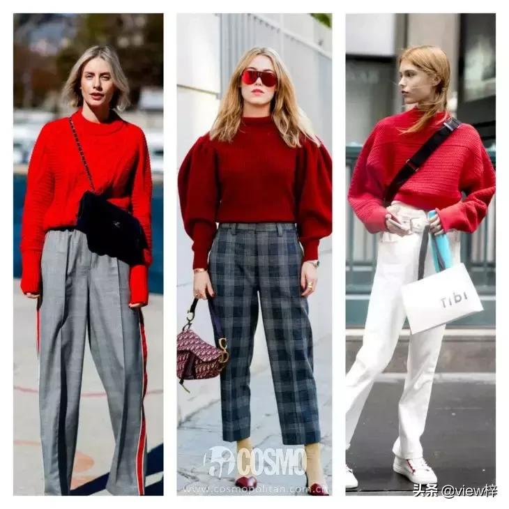 刘雯同款羊毛衫穿搭,初恋风的毛衣