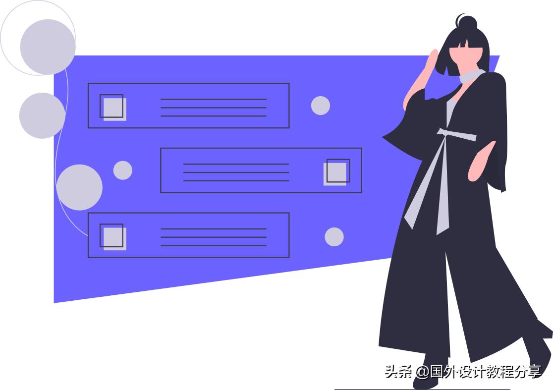 扁平矢量插画教程,矢量扁平插画怎么画