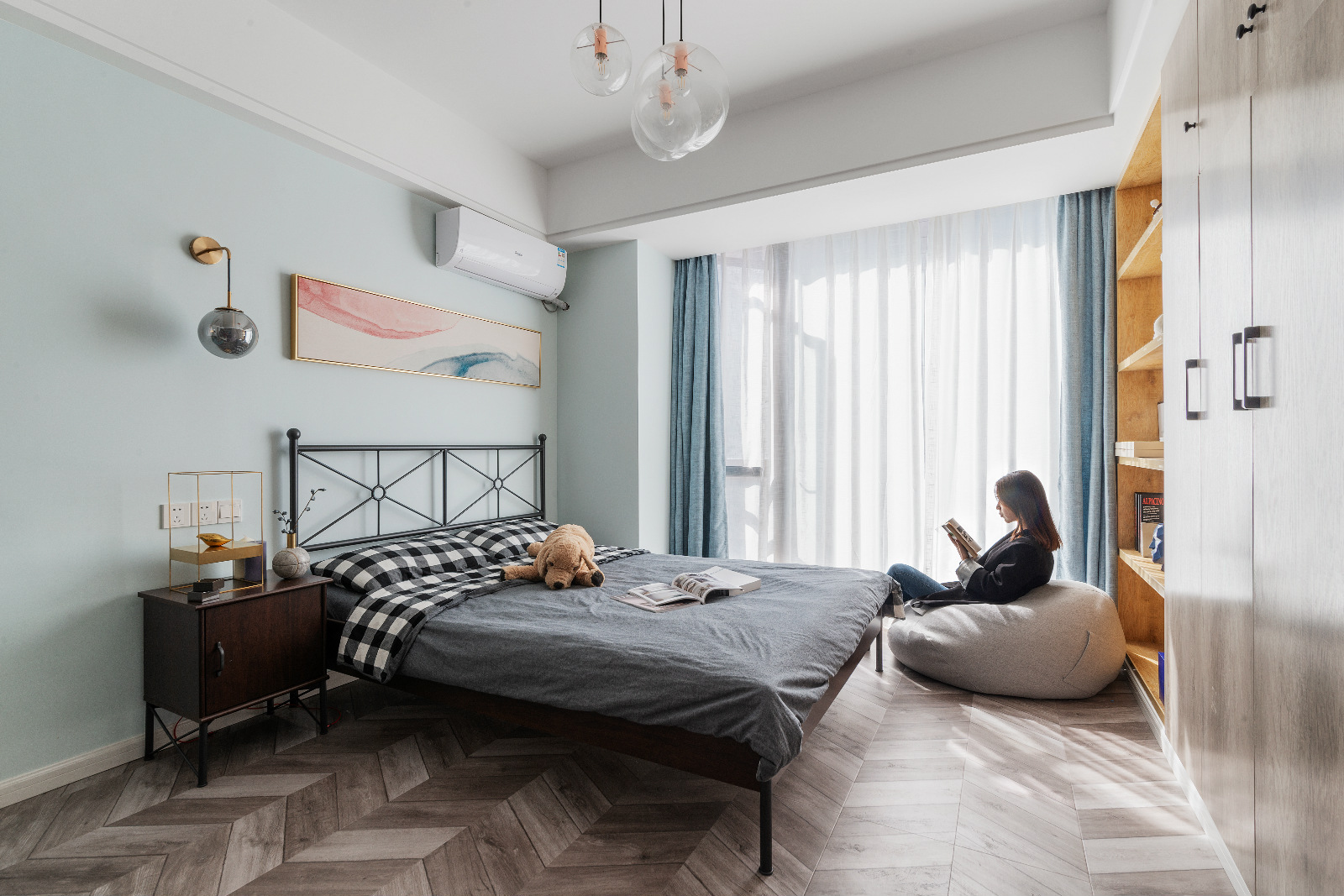 现代简约风公寓设计,大连左岸空间设计